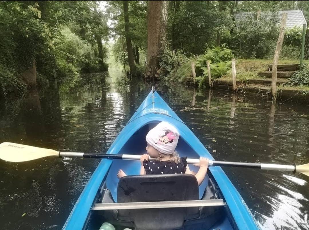Spreewald Spreemilia Gurkenbude リュベナウ エクステリア 写真