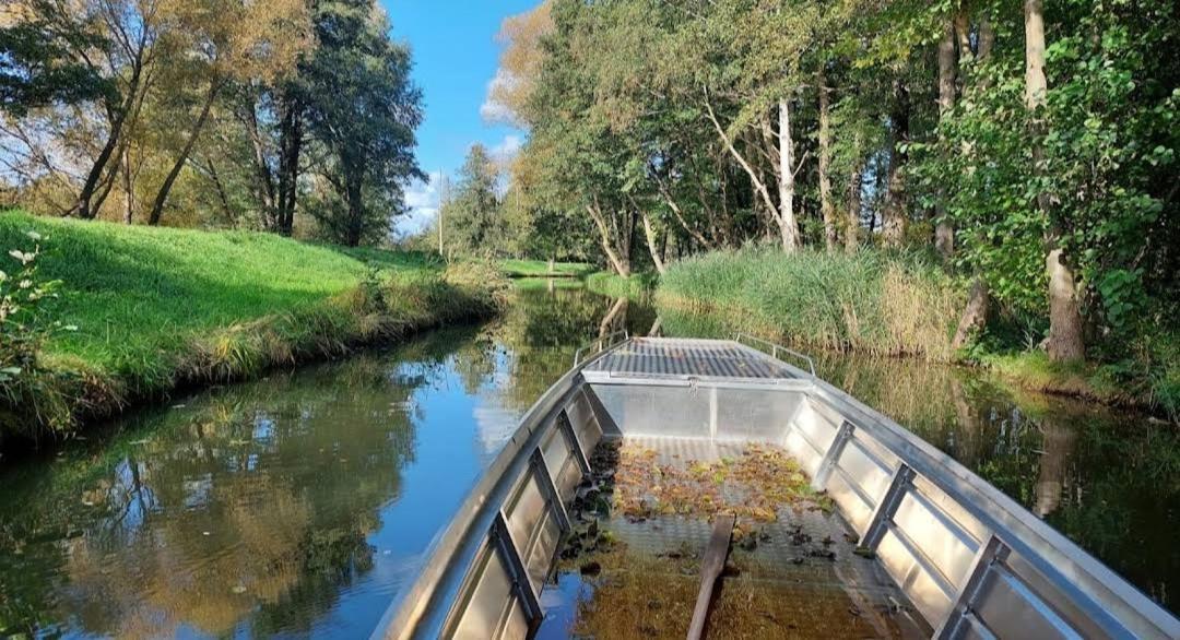 Spreewald Spreemilia Gurkenbude リュベナウ エクステリア 写真